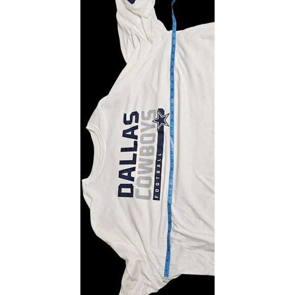 Dallas Cowboys Long Sleeve Shirt Fanatics Americas Team White Blue Logo Mens 4X - Picture 6 of 8